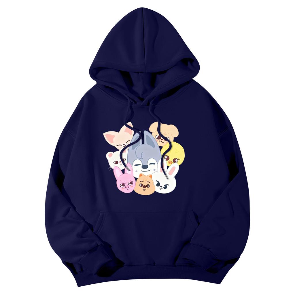 Women's Fashionable Daily Versatile Casual Hooded Sweatshirt, Daily Long Sleeved Patch Top Sweatshirt