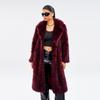 European and American women's fashionable fur jacket Snow Fox extended fur coat women's winter