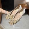 New Women Shoes Fashion Pumps Bling Crystal Bowknot High Heel Shoes Party Dress Shoes
