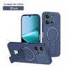 Redmi 11A mobile phone case, shield, skin feeling Redmi Note11Pro folding bracket 11C magnetic protective cover