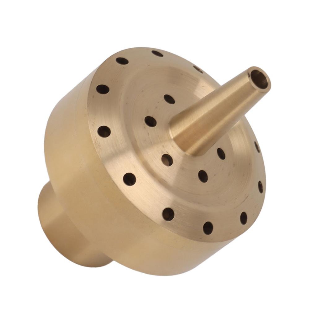 Water Fountain Nozzle Brass Fountain Nozzle Column Sprinkler Spray Head for Garden Pond Bring Beautiful Visual Effects