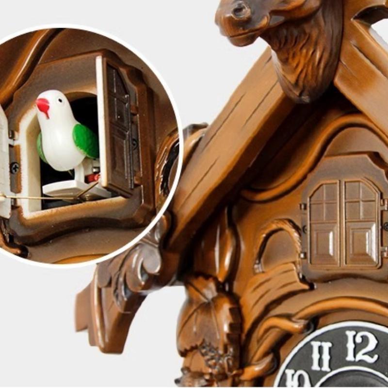 Wall Clock Aesthetic Cuckoo Clocks Retro Wall Watch Decorative Watches Luxury Living Room Ornaments Elegant Home Decoration