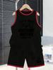 Boys’ “Awesome Brother” set. Lively prints, breathable fabric, loose fit for brotherly daily wear.