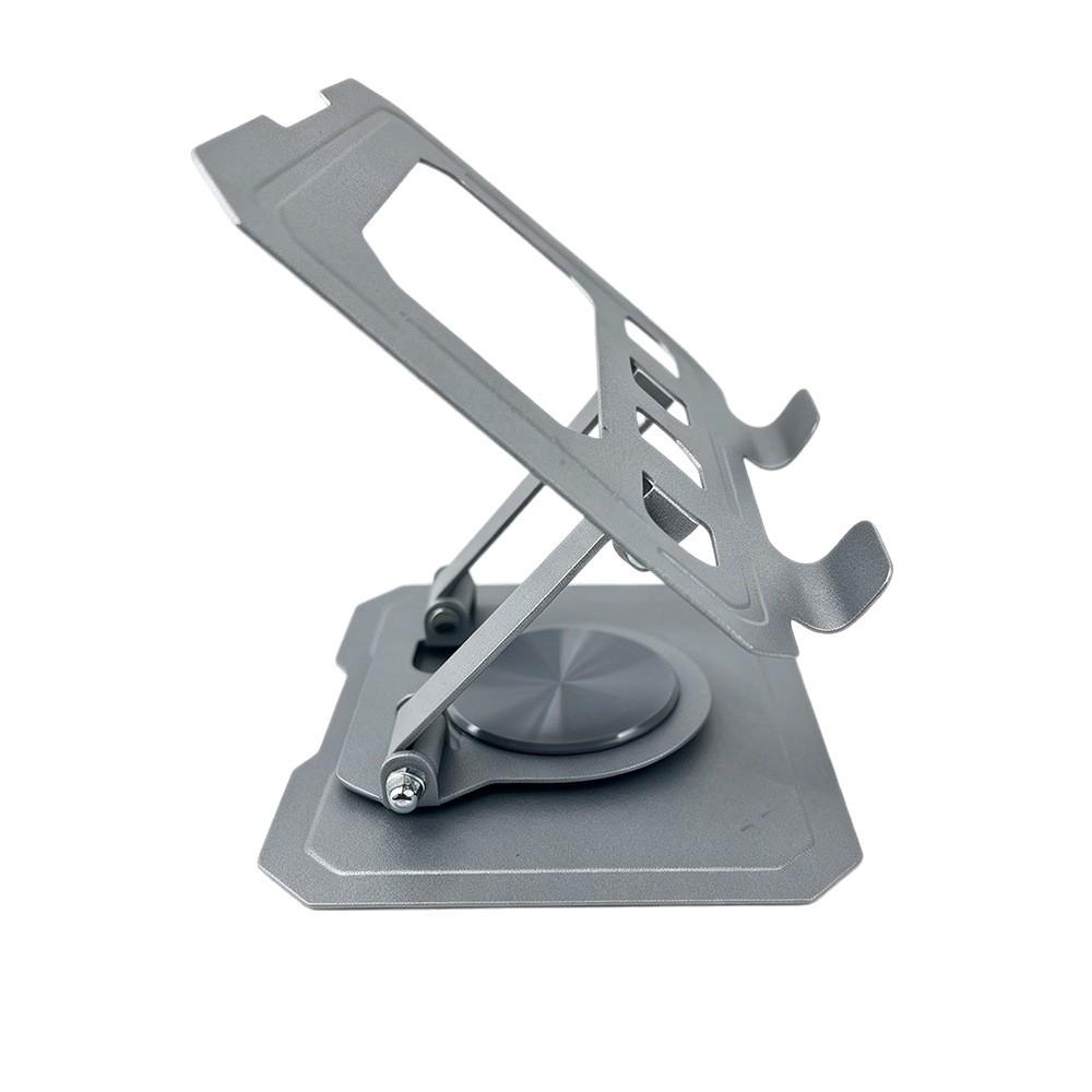 Adjustable Foldable Tablet Holder 360 Degree Rotating Desktop Stand Compatible with 4.7-12 Inch iPad, Tablets & Laptops