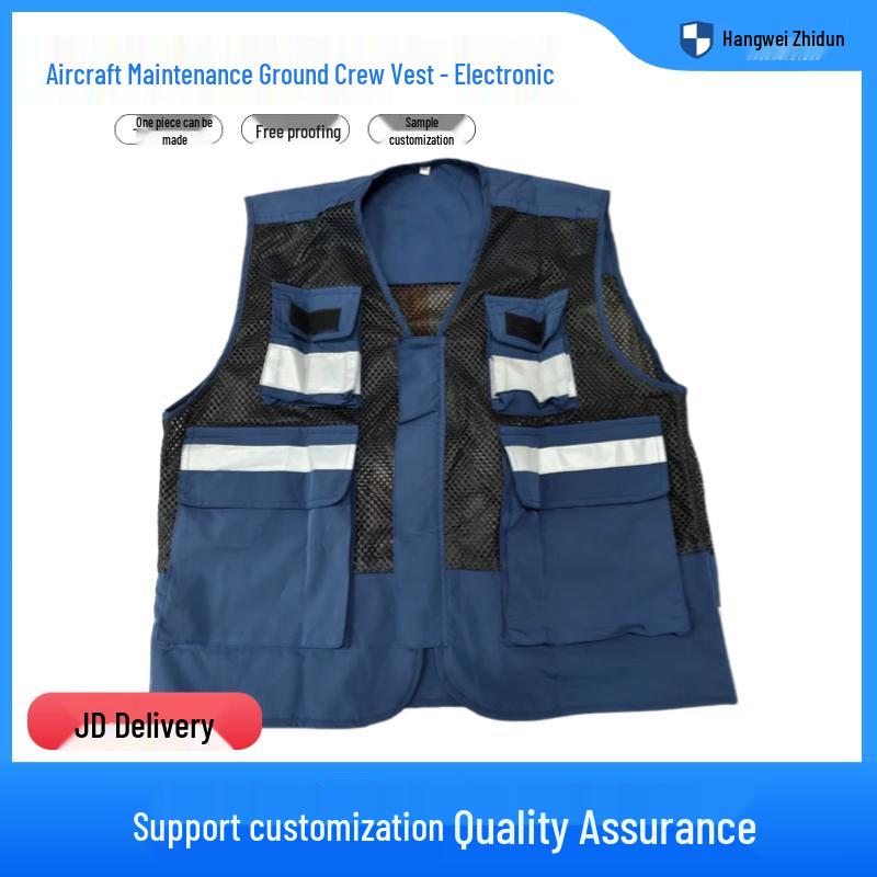 Hangwei Zhidun Reflective Multi-Pocket Work Vest One Size