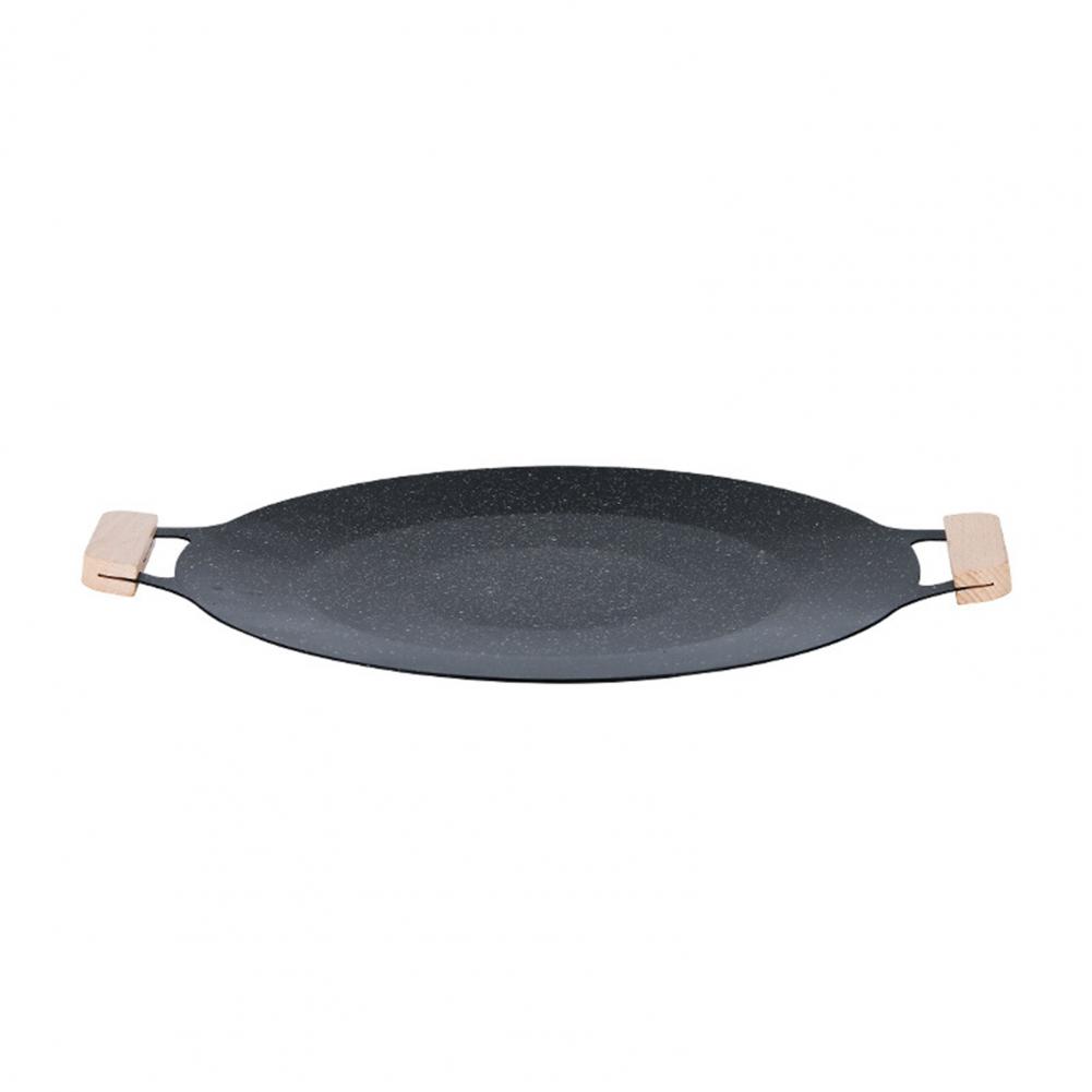 Padella Griglia BBQ Stile Coreano 28-38cm Per Piano Cottura Grande Campeggio Cottura Frittura Ghisa Piastra Multiuso Accessori Cucina