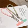 Buntes gewebtes Titan-Silber-Seil-Armband mit Wasserbecher-Aufnäher und Dopamin-Lanyard
