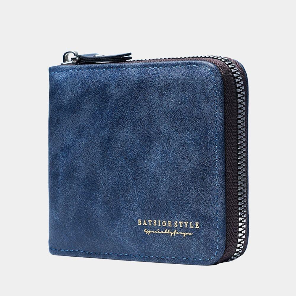 Multi-functional Men's Wallet PU Leather Credit Card Holder Mini Short Card Bag Wallet Organizer