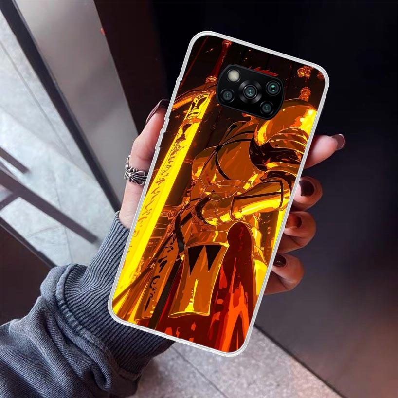 

Fate Zero Stay Night Gilgamesh Phone Case For Xiaomi Poco X7 X6 X5 Pro F7 Ultra Redmi 15C 15 13 13C 12 12C 10 10A 10C 9 9A 9C 9T Redmi 13