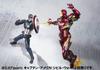 TAMASHII NATIONS Captain America Iron Man Mark 46 155mm Painted Movable Figure S.H.Figuarts (Civil War) Approx. ABS&PVC&Diecast