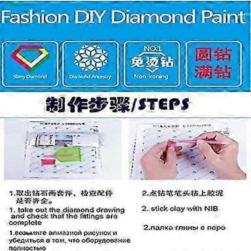 5D DIY Round Diamond Diamond Painting Kit"Dog Playing Poker" Hand Embroidered Rhinestone Mosaic Creative Home Decor Crafts