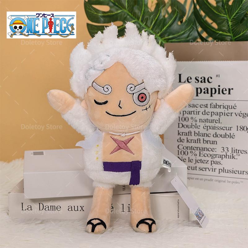 Original One Piece Plüschtier Gear 5 Luffy Sanji Brook Tony Tony Chopper Weiches Kuscheltier Kinder Echtes Anime-Geschenk