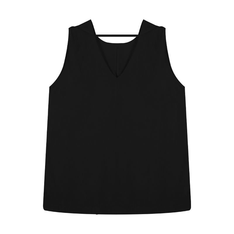 Double-Sided Wear Idle Style Suit Women's Summer Split Vest