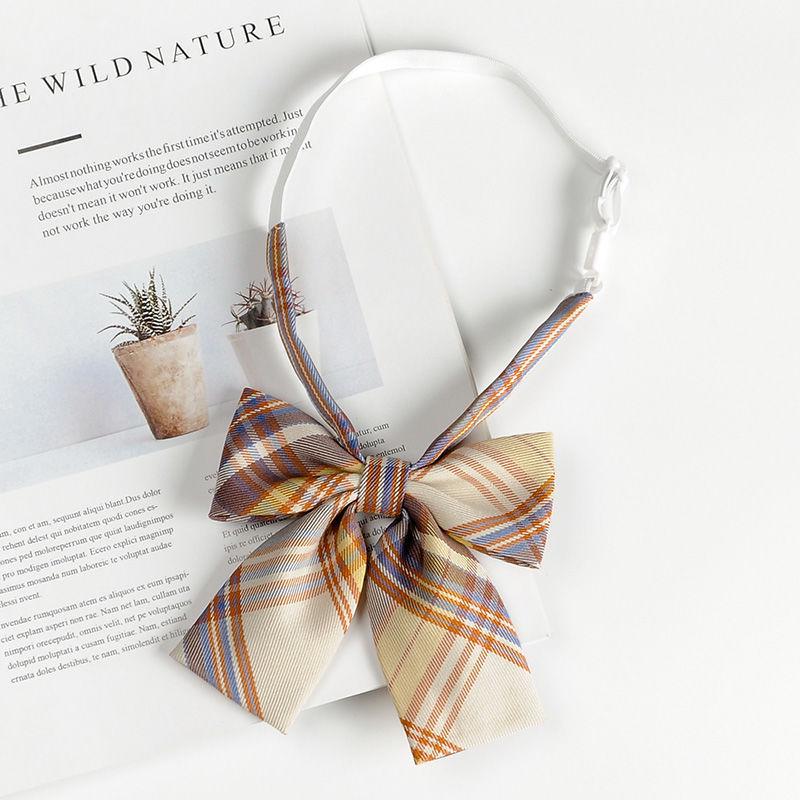 Japanese Academy Style Women's Uniform with Floral Bow Tie