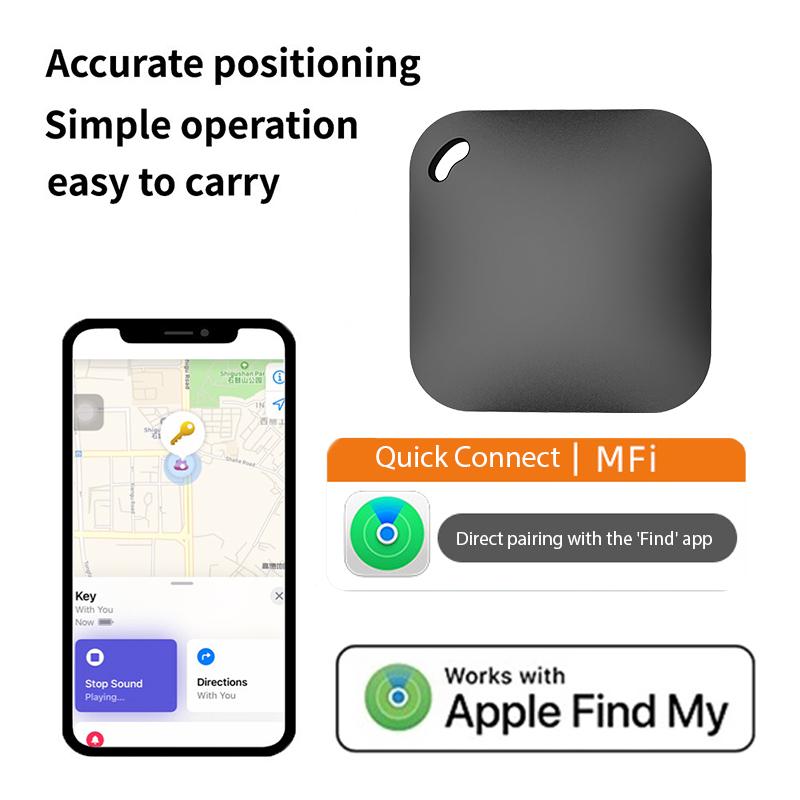 Rastreador GPS Bluetooth inteligente funciona com Apple Find My APP ITag Dispositivo de lembrete anti-perda Localizador com classificação MFI Chave de carro Localizador de animais de estimação e crianças
