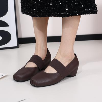 Mode Retro Mary Jane 2025 Neu Herbst und Sommer Französisches Temperament Weiche Sohle Flache Schuhe