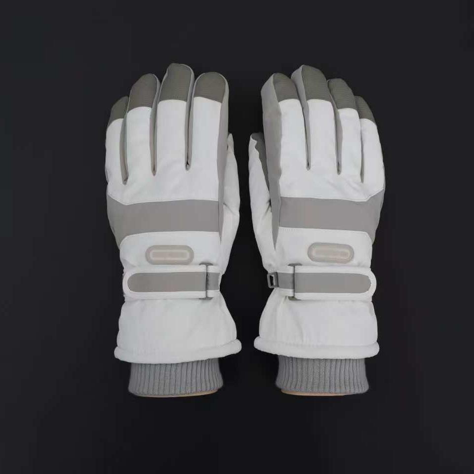 Thick Fleece Anti-Slip Mountaineering Gloves for Men & Women - Warm, Velvet-Lined, Winter Sports/Running