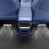 For Geely Galaxy E5 2024 2025 Under Seat Vent Cover Stainless Steel AC Protector Dust Guard Protective Sticker Cover Accessories