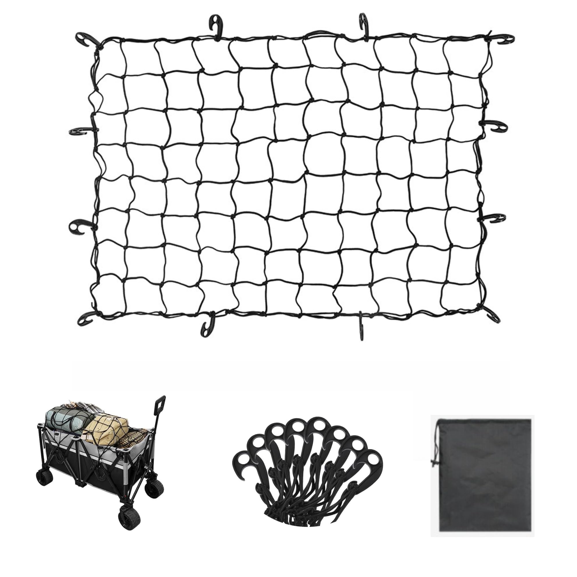 

Cargo Net, Wagon Net, Universal Luggage Net, 47.2 x 35.4 inches (120 x 90