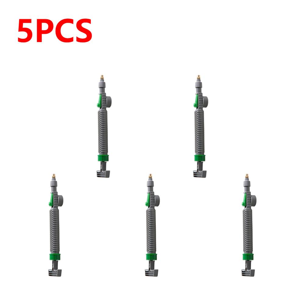 5-1PCS Manual Pressure Sprayer Sprinkler Nozzle Adjustable Drink Bottle Spray Nozzle High Pressure Automatic Air Pump Sprayer