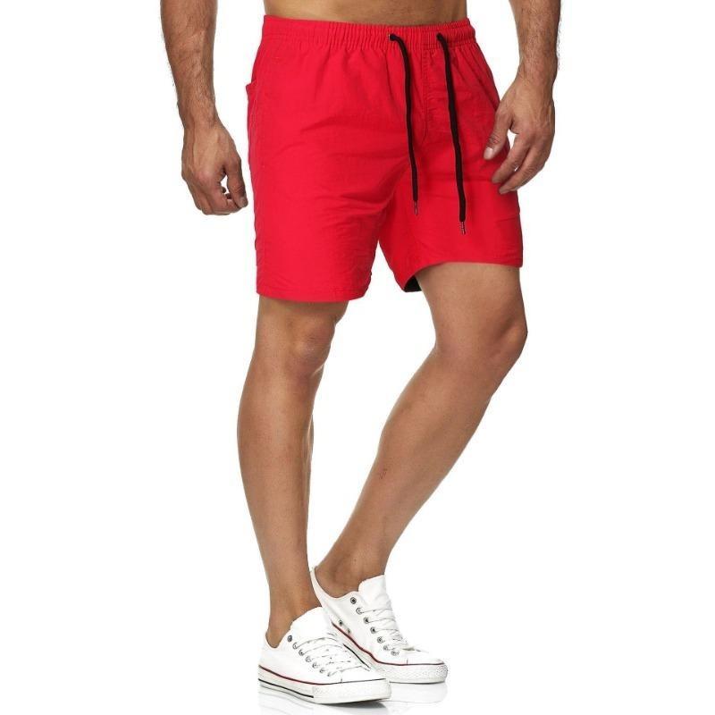Men's 5-minute Quick-dry Solid Color Beach Pants Sports Fitness Shorts