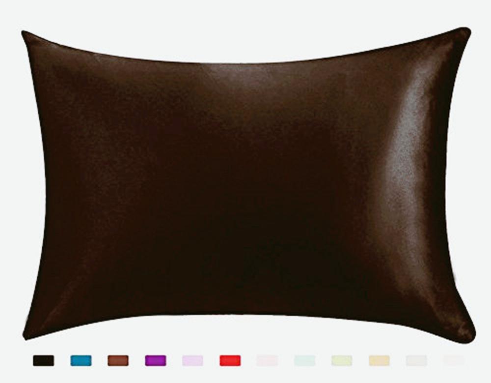 50*66cm Satin Single Pillowcase Zipper Pillowcase
