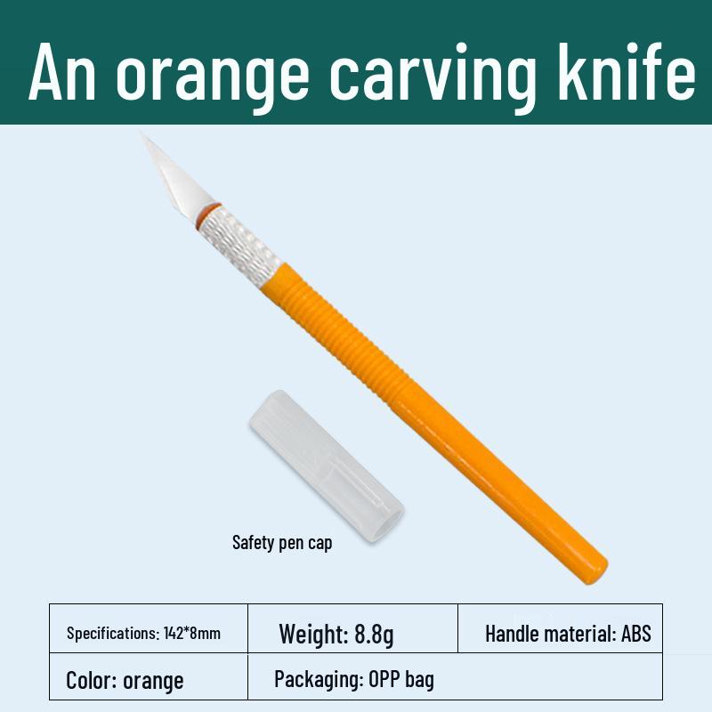 Precision Art Knife for Students - Ideal for Paper Cutting, Stamp Carving & Crafting