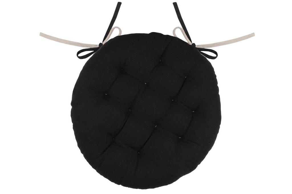 Chair Cushion Duo 38 Cm Black Light