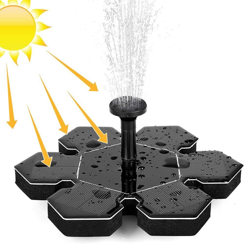 Multiple Nozzles Solar Powered Pump Floating Solar Water Fountain Solar Fountain Pump Pond