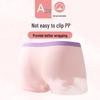 LANGSHA Girls' Antibacterial Cotton Boxer Briefs 4-Pack