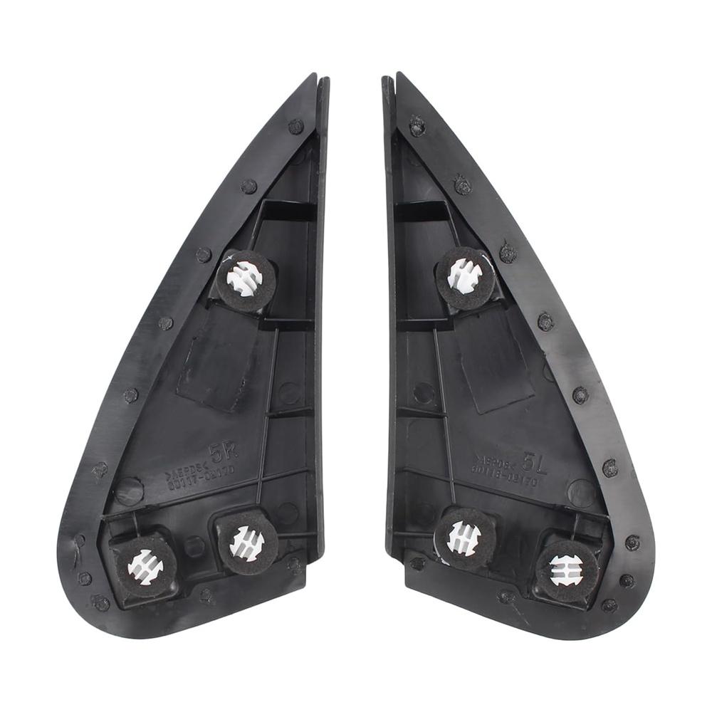 Pair Rear View Mirror Trim Triangles Corner Molding For Toyota Corolla 2014-2016