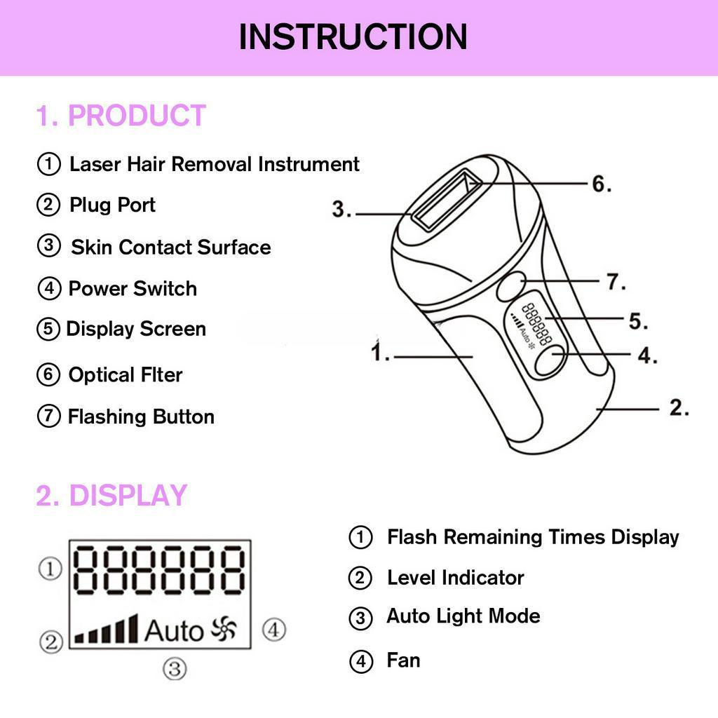NEU 999.900 Blitze Professioneller Permanenter IPL Epilierer Laser Haarentfernung LCD-Anzeige Bikini Schmerzlose Haarentfernungsmaschine