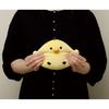 San-X Rilakkuma "Let's all be full" Fully Rolling Plush Toy Kiiroitori MO65901 Size: H11.5 x W16.5 x D10cm