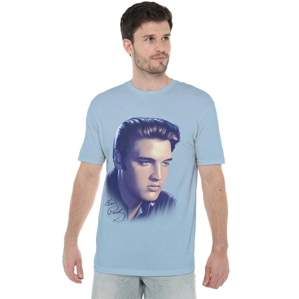Elvis Presley Unisex Adult Portrait T-Shirt