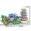 MOC World Famous Architecture Edifice Opera House Building Blocks Villa Savoye Bridge Tower Toy Children Birthday Christmas Gift