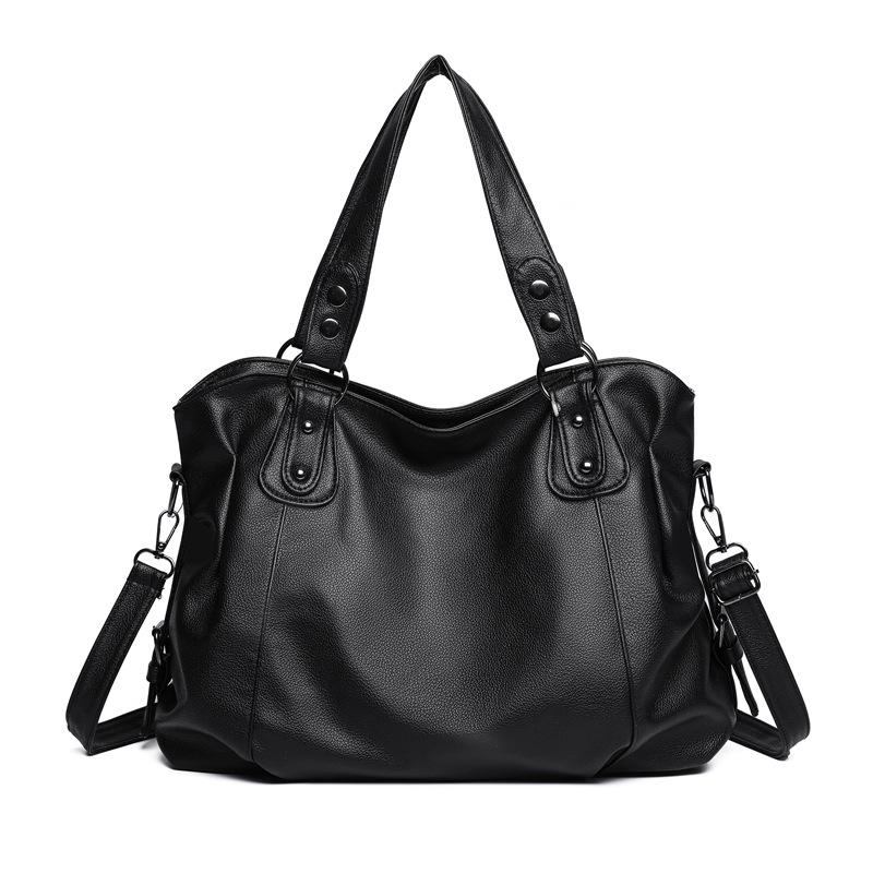 Håndholdt tote-veske Stor kapasitet Enkel skulder Crossbody-veske