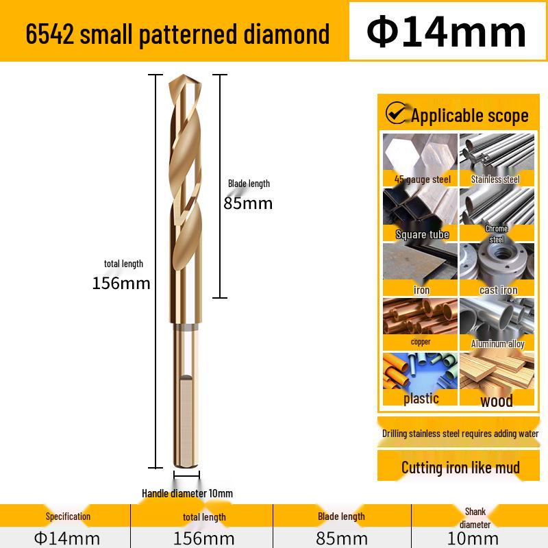 12mm High Hardness Twist Drill Bit Set for Iron, Stainless Steel, and Woodworking