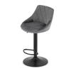 KAST Stool - Grey Velvet / Black Base X 2