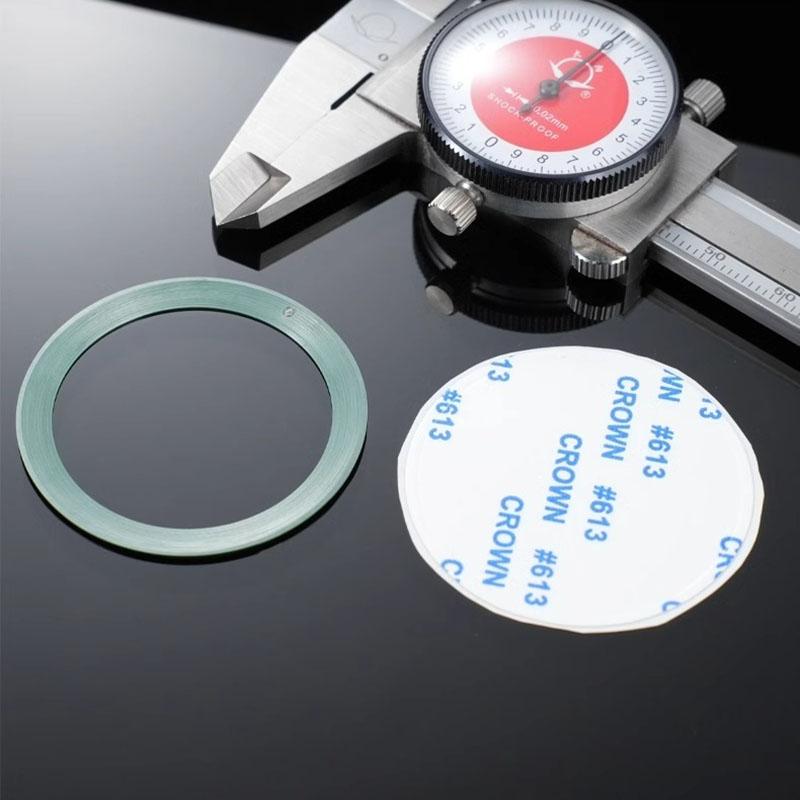 Pour Casio MDV-106/MDV-107 Duro Insert de Lunette Céramique Mod – Remplacement 41 mm x 32,8 mm, Perle Lumineuse 12 Heures & Anneau d'Échelle