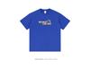 Tide Pure Cotton Unisex T-Shirt - Fun Letter Cartoon Print, Loose Fit, Unique Design
