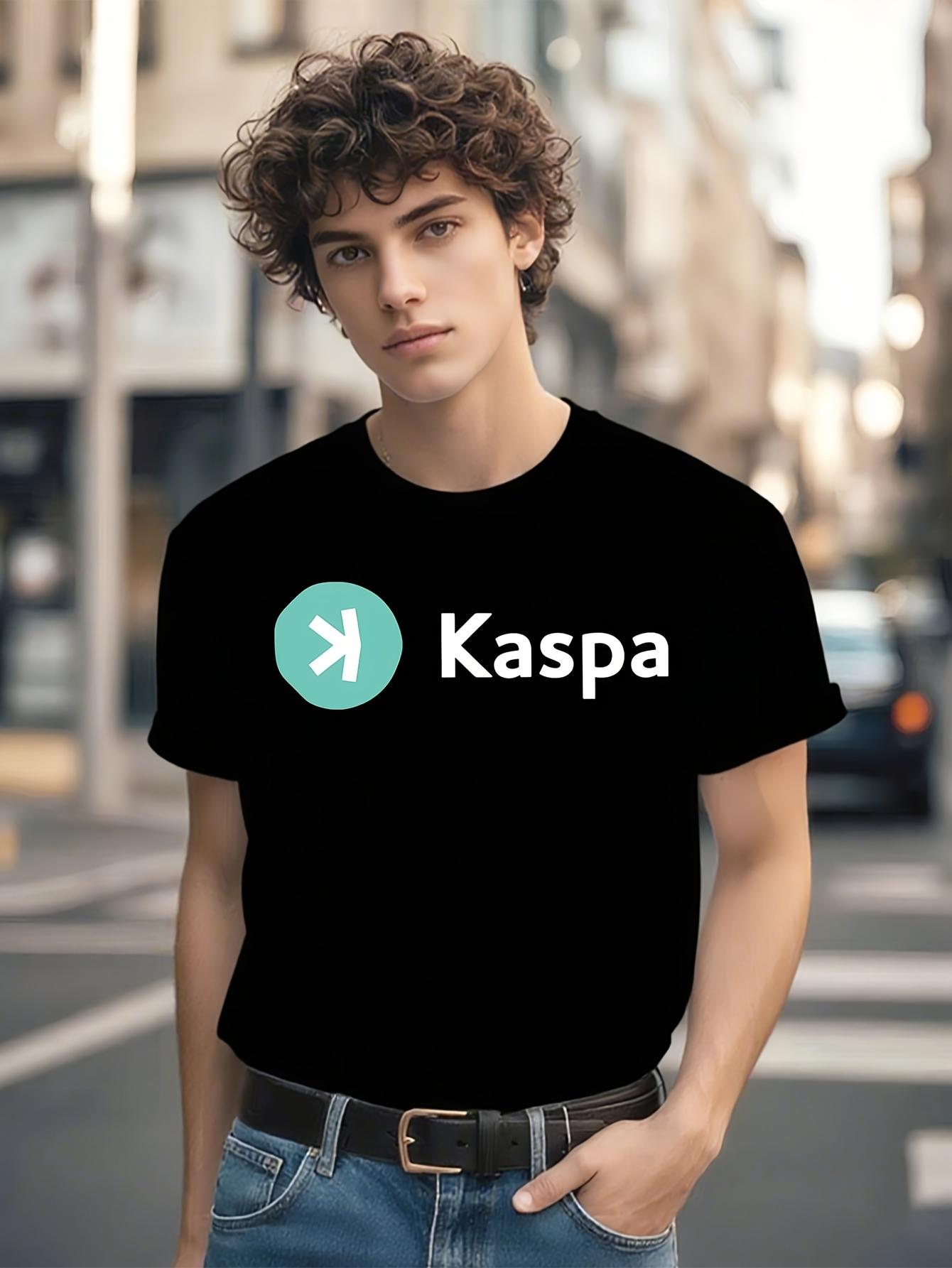 Kaspa Crypto Blockchain Tshirt L