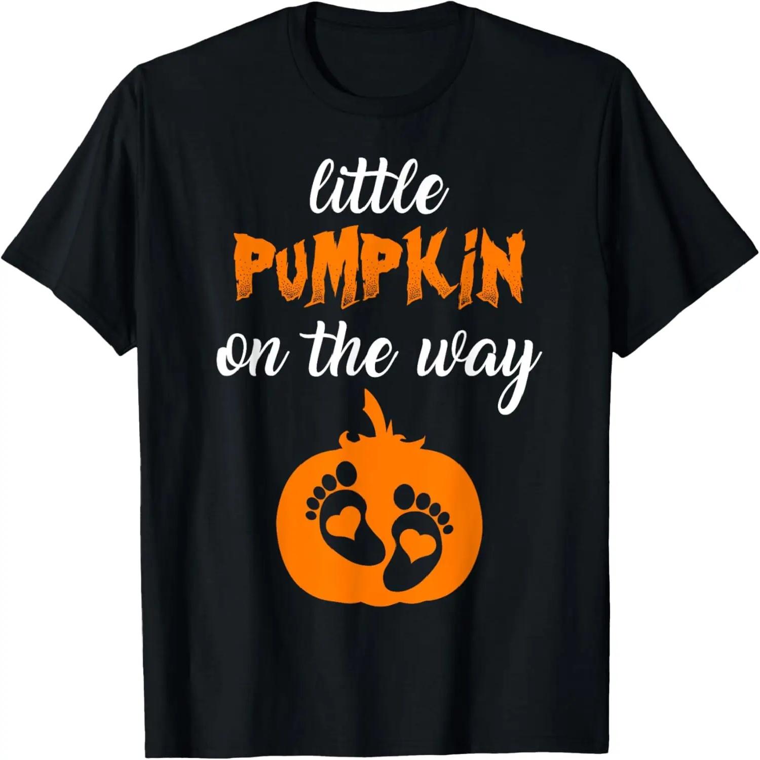 

Little Pumpkin on the Way Cute Pumpkin Graphic Pregnancy T-Shirt XXXXXL