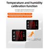 Digital Hygrometer Outdoor Indoor Sauna Thermometer WIth Alarm Digital Wall Clock Temperature Meter And Sensor