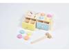 Montessori Wooden Drawer Box Early Education Textile Drum Pressure Ball and Puzzle Toys for Kindergarten