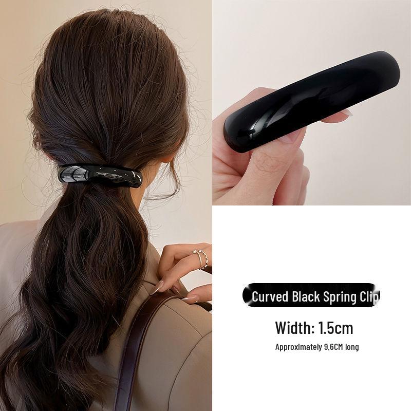 

High-End Women s Large Hair Bun Clip - 2025 New Horizontal Spring Design
