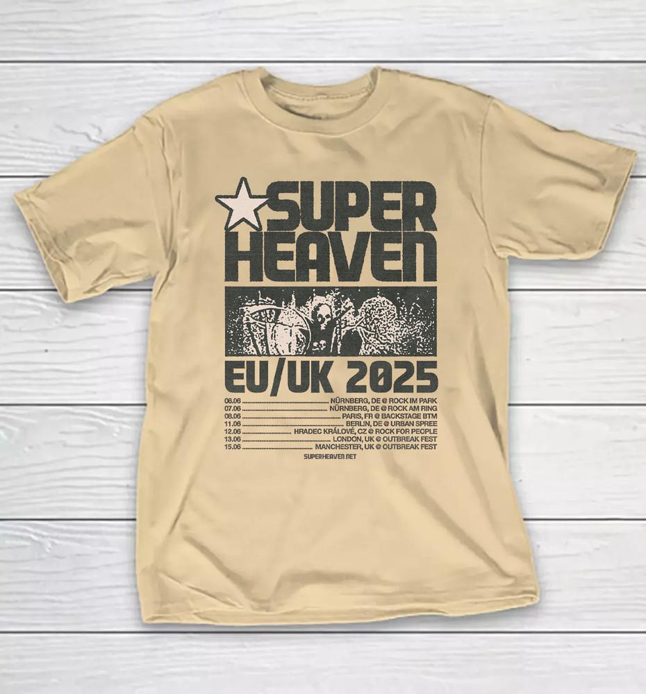 

NEW Daylight Superheaven Band Tour 2025 Yellow All Size OM854 Unisex T-Shirt M