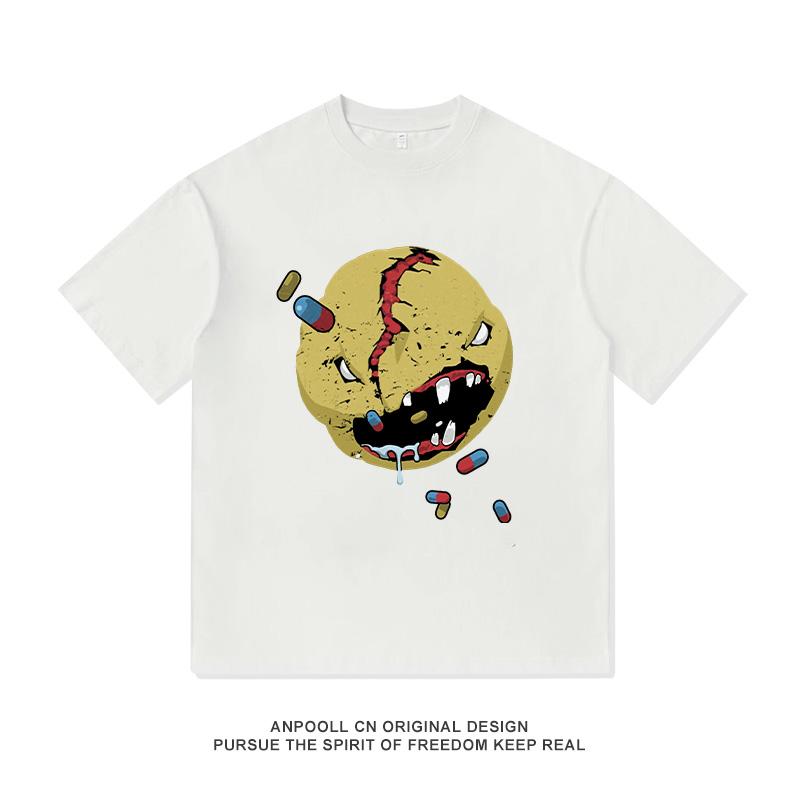 

Cyberpunk 2077 Game Merchandise - V s Short-sleeved T-shirt A Must-have for Summer Made of Pure Cotton for Men with A Loose Fit 4XL