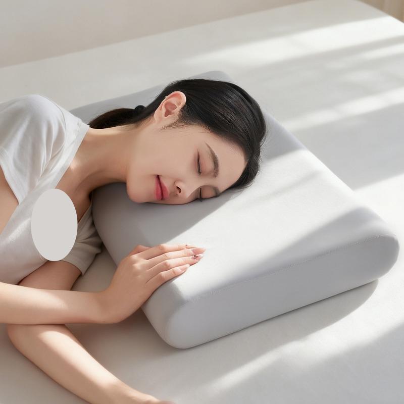 

1 шт. подушка из пены с эффектом памяти, маленькая, синяя, новая, для сна, с медленным восстановлением, подушка для шеи, одинарная подушка 42x60x8cm 1pcs