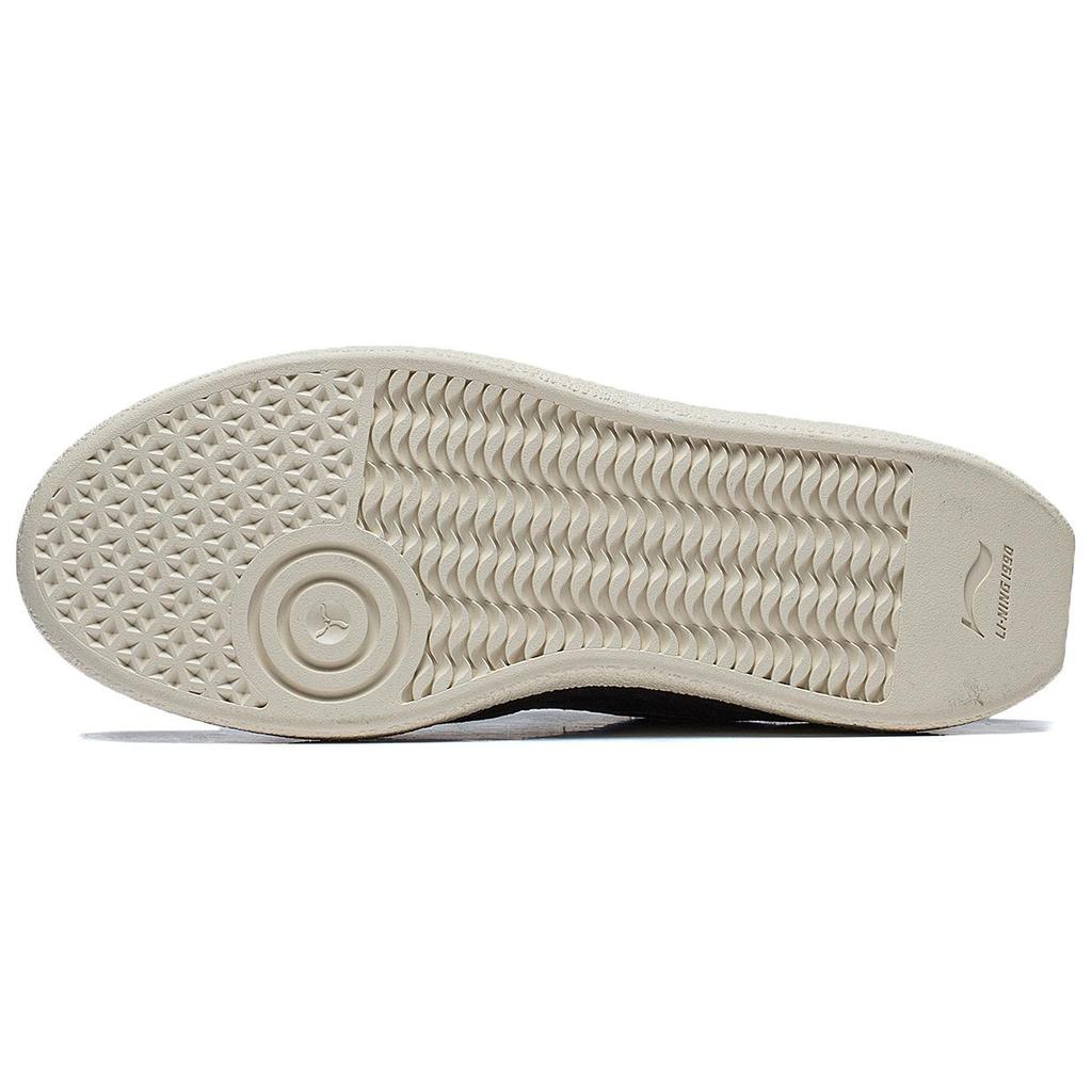 Li-Ning 1990 Cloud Dress Leopard Print Classic Non-Slip Wear-Resistant Low-Top Skate Shoes Women Sneaker Deep-Crimson ALHT080-1