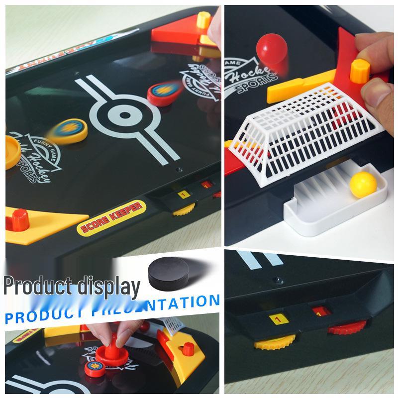 Wow Wow Cross-border Table Hockey Game: Two-Player Parent-Child Interactive Toy for Boys and Girls